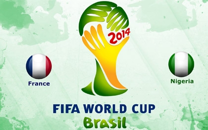 Link sopcast trận Pháp vs Nigeria - Knock out World Cup 2014